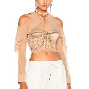 Fenty Puma by Rihanna mesh bustier top